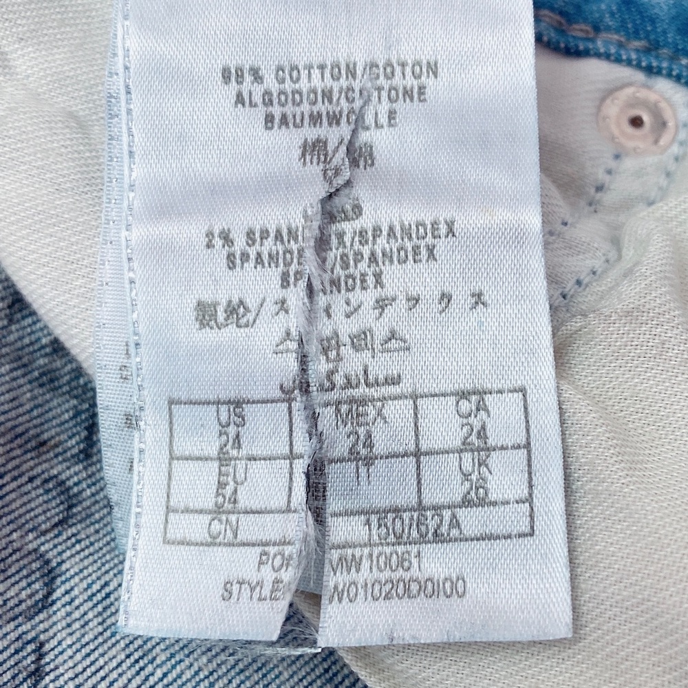 Guess Blue Washed and Distress Jeans - Picture 8 of 9